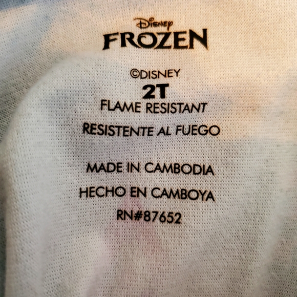 EUC Frozen Pajamas 2T - Picture 6 of 6